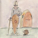 In book two - the gang meets Roger Fobar, an old knight... (Splidge, the Cragflinger - The Fools of War)